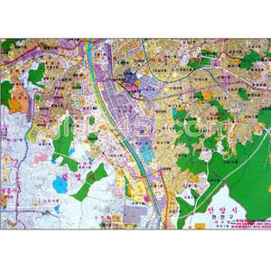서울시 종합도 1:10,000 벽도면 10호 (구로구/금천구/관악구/광명시/영등포구)지도